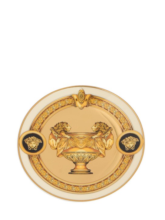 Versace: Prestige Gala small plate - Gold - ecraft_0 | Luisa Via Roma