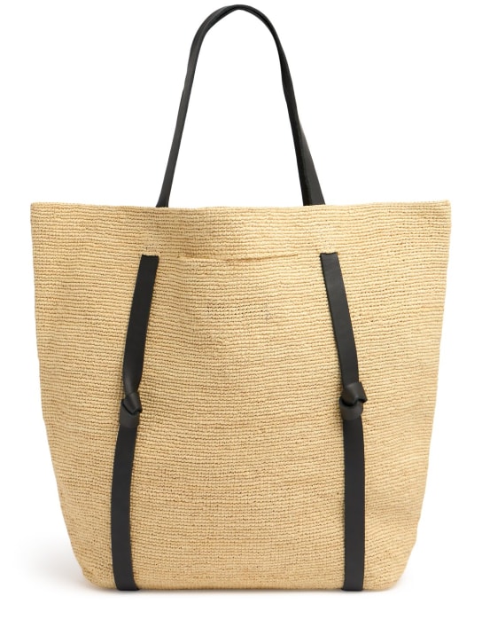 Janessa Leone: Tanner raffia tote bag - women_0 | Luisa Via Roma