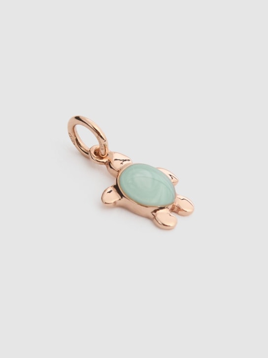 DoDo: 18kt Rose gold enamel Sea Turtle charm - Gold - women_1 | Luisa Via Roma