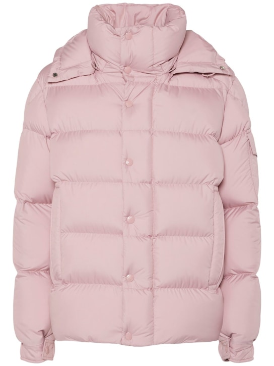 Moncler: Moncler Maya 70 tech down jacket - 粉色 - women_0 | Luisa Via Roma