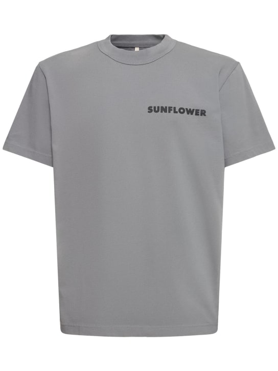 SUNFLOWER: T-Shirt mit Master-Logo - Grau - men_0 | Luisa Via Roma