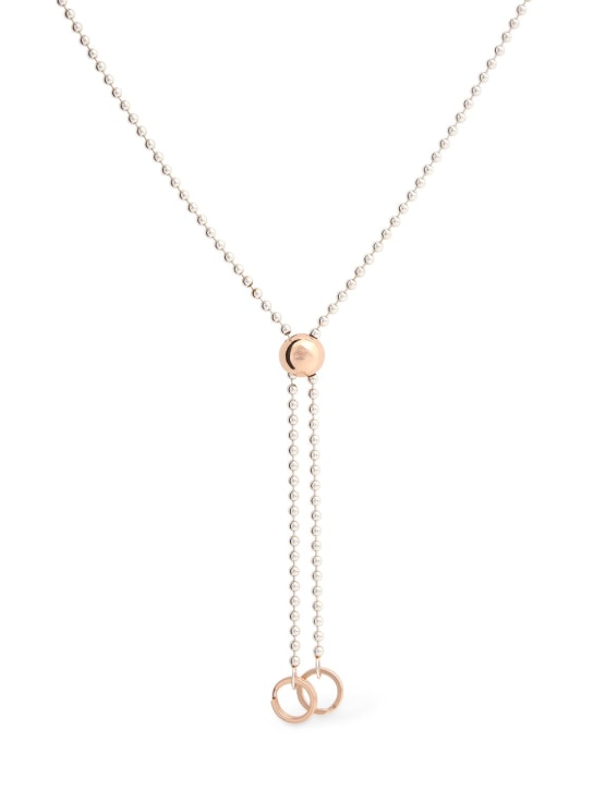 DoDo: Bollicine long chain necklace - Silver/Gold - women_0 | Luisa Via Roma