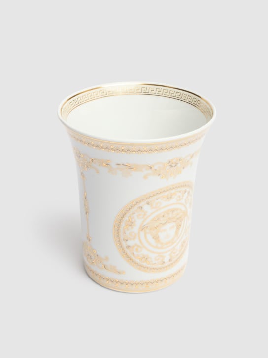 Versace: Medusa Gold vase - ecraft_2 | Luisa Via Roma