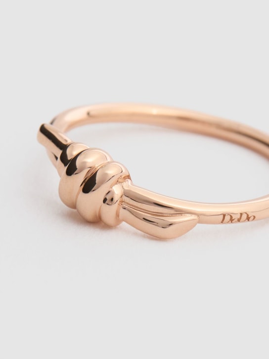 DoDo: 9kt Rose gold Knot ring - Rose Gold - men_1 | Luisa Via Roma