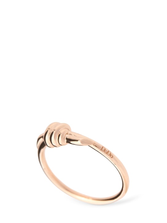 DoDo: 9kt Rose gold Knot ring - Rose Gold - men_0 | Luisa Via Roma