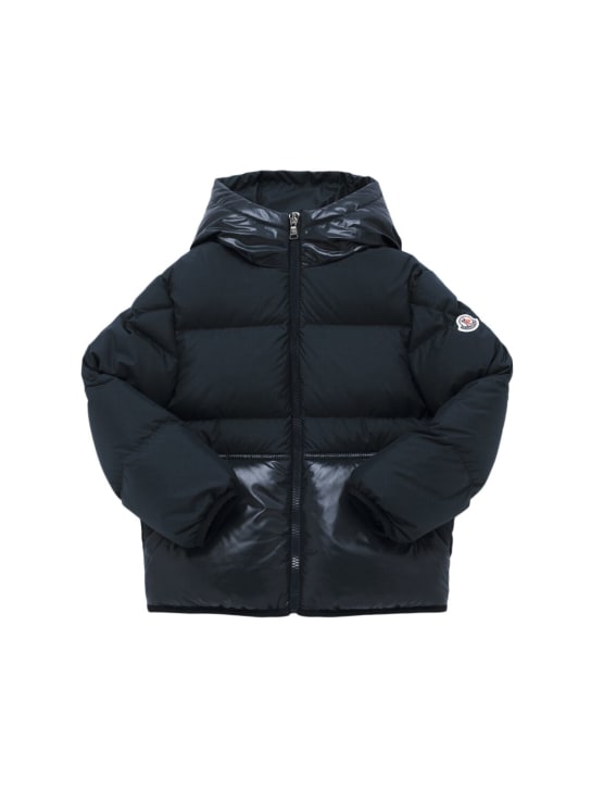 Moncler: Barin tech down jacket - kids-boys_0 | Luisa Via Roma