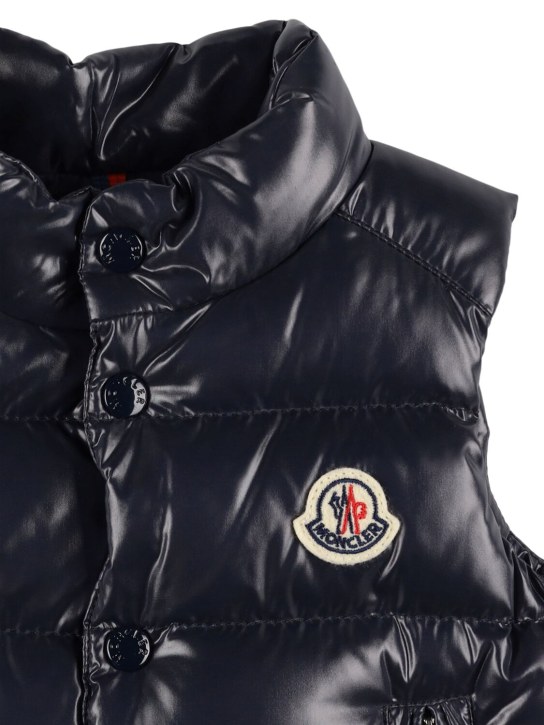 Moncler: Bernard nylon down jacket - Nachtblau - kids-boys_1 | Luisa Via Roma