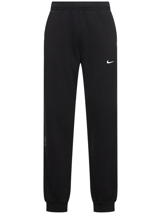 Nike: Pantalon en polaire Nocta Cardinal - Noir - men_0 | Luisa Via Roma