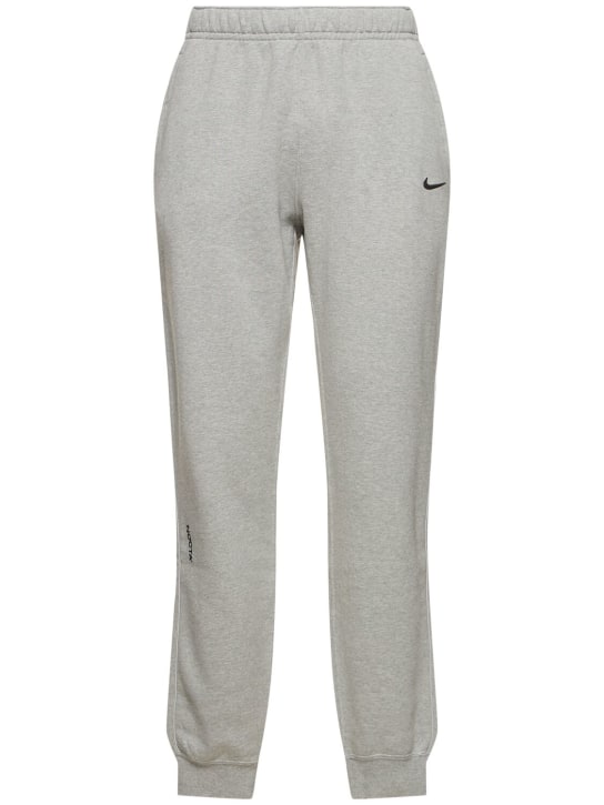 Nike: Nocta Cardinal Fleece pants - Heather Grey - men_0 | Luisa Via Roma