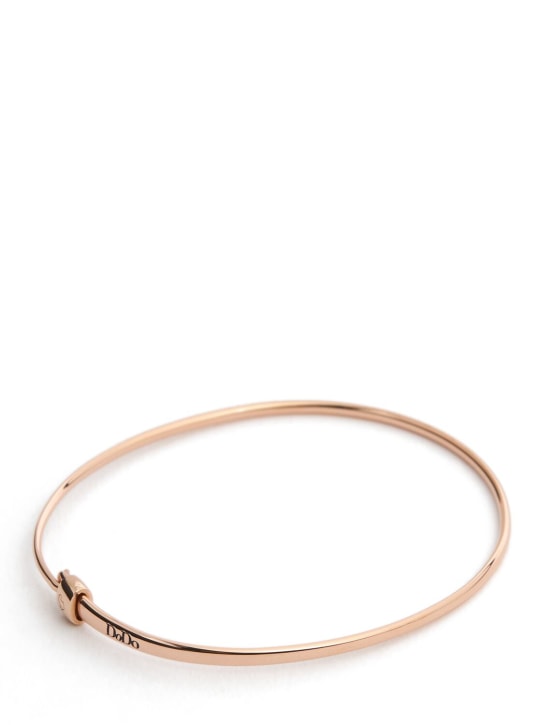 DoDo: 9kt Rose Gold Essential bangle bracelet - Rose Gold - men_0 | Luisa Via Roma