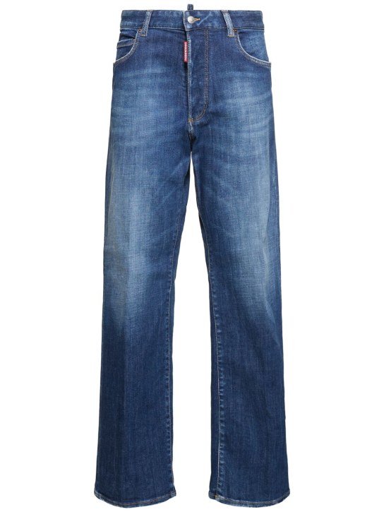 Dsquared2: San Diego high rise denim baggy jeans - Navy - women_0 | Luisa Via Roma