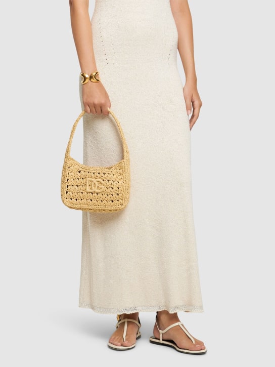 Dolce&Gabbana: 3.5 raffia shoulder bag - women_1 | Luisa Via Roma
