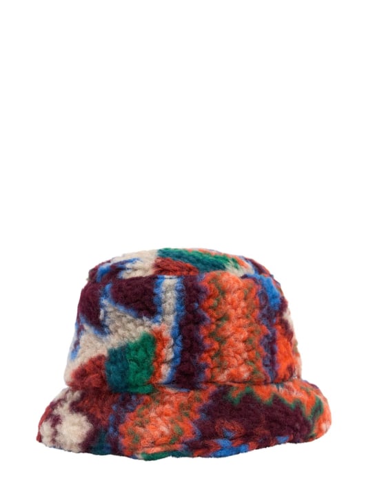 The New Society: Gorro pescador de teddy de algodón - Multicolor - kids-boys_0 | Luisa Via Roma