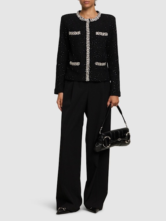 Self-portrait: Sequined knit cardigan - women_1 | Luisa Via Roma