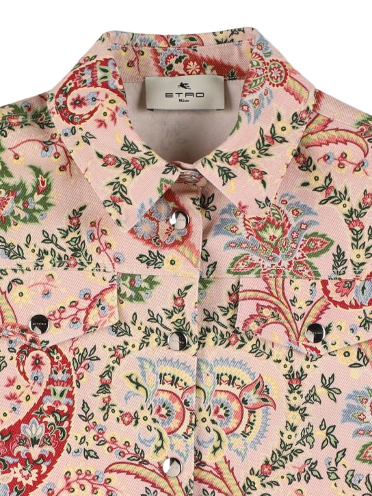 Etro: ストレッチコットンジャケット - kids-girls_1 | Luisa Via Roma