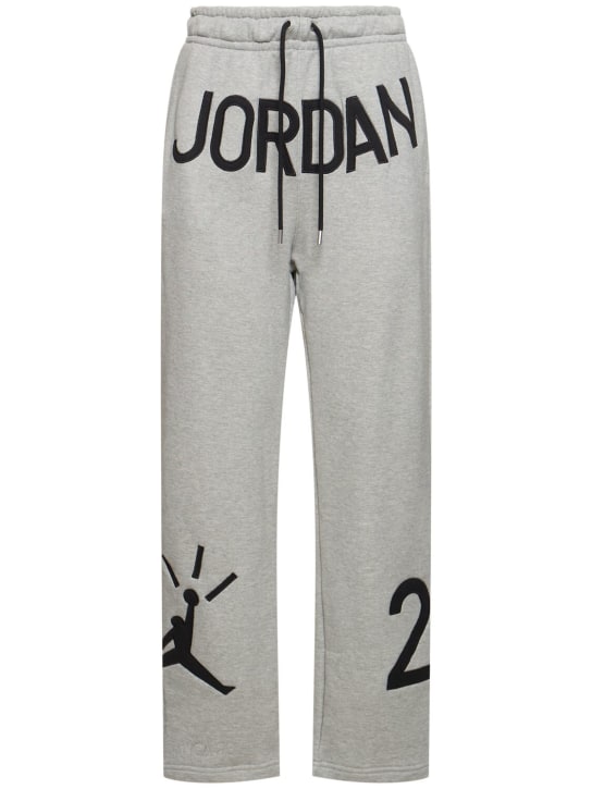 Nike: Jordan x Nina Chanel Abney sweatpants - Dk Grey Heather - women_0 | Luisa Via Roma