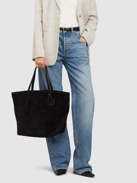 Liffner: Sprout suede tote bag - women_1 | Luisa Via Roma