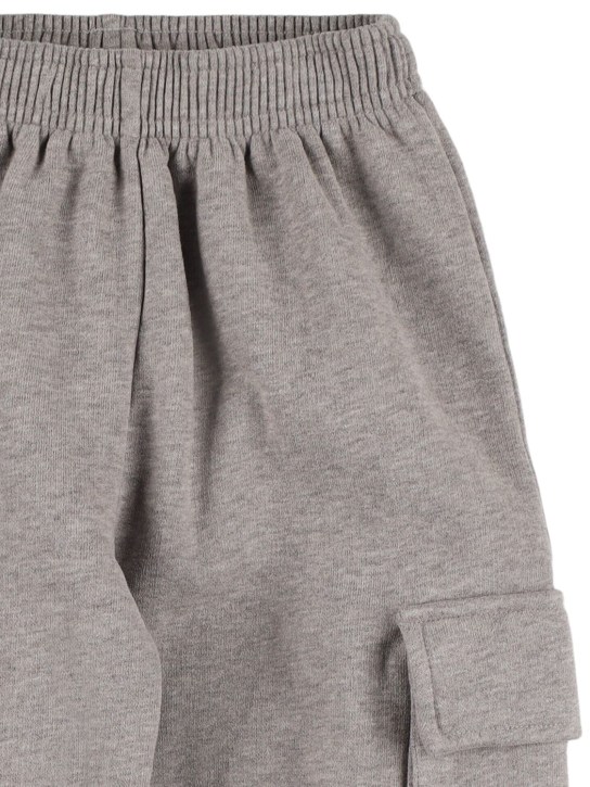 The New Society: Cotton cargo sweatpants - kids-girls_1 | Luisa Via Roma