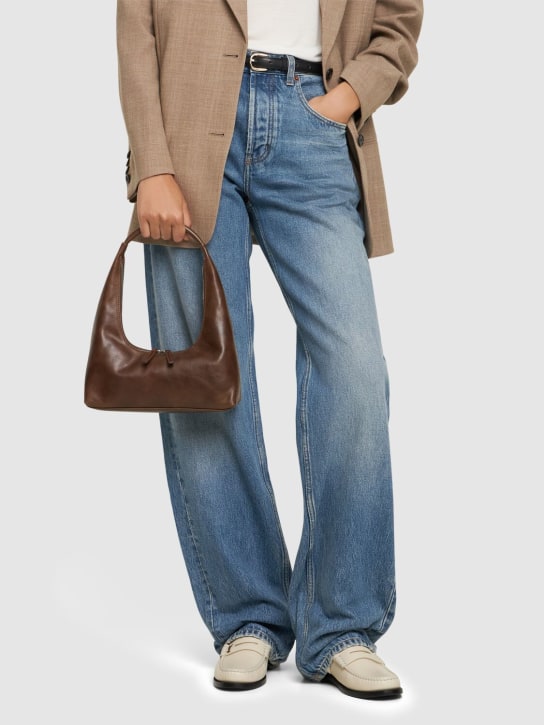 MARGESHERWOOD: Hobo leather shoulder bag - women_1 | Luisa Via Roma