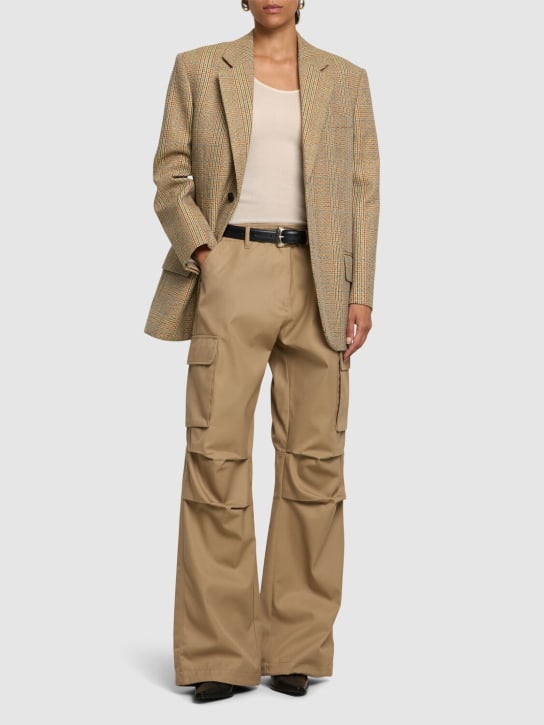 Coperni: Wide leg cargo pants - Beige - women_1 | Luisa Via Roma