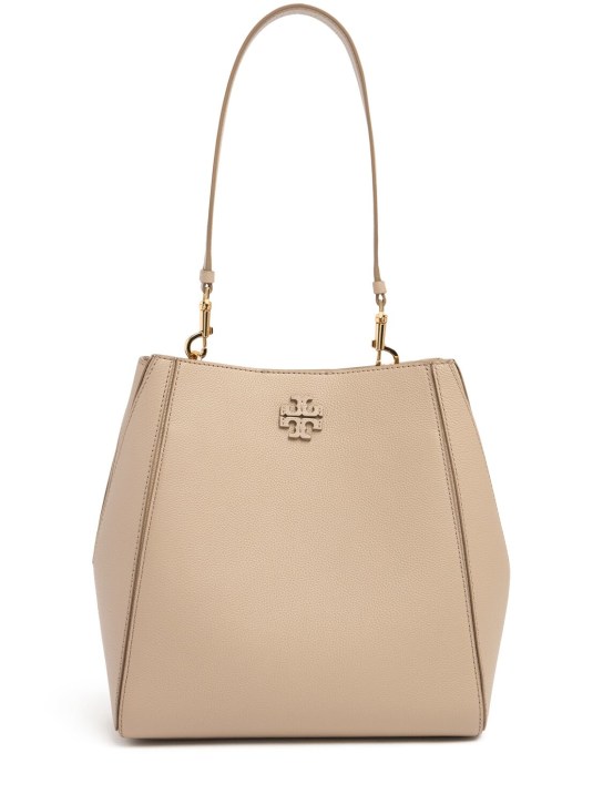 Tory Burch: McGraw leather bucket bag - women_0 | Luisa Via Roma