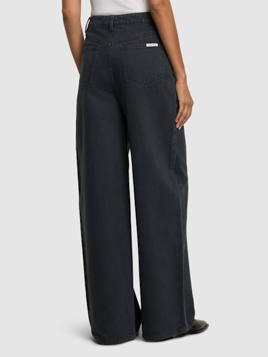 Self-portrait: Jeans con fiocchi - Grigio - women_2 | Luisa Via Roma
