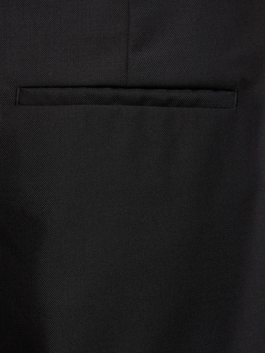 Lardini: Wool & mohair pleated pants - men_3 | Luisa Via Roma
