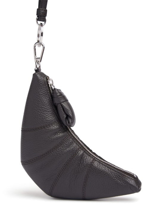 Lemaire: Croissant crossbody coin purse - men_0 | Luisa Via Roma