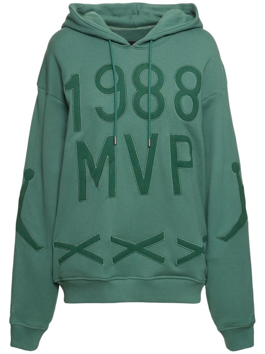 Nike: Jordan x Nina Chanel Abney sweatshirt - Green Stone - women_0 | Luisa Via Roma