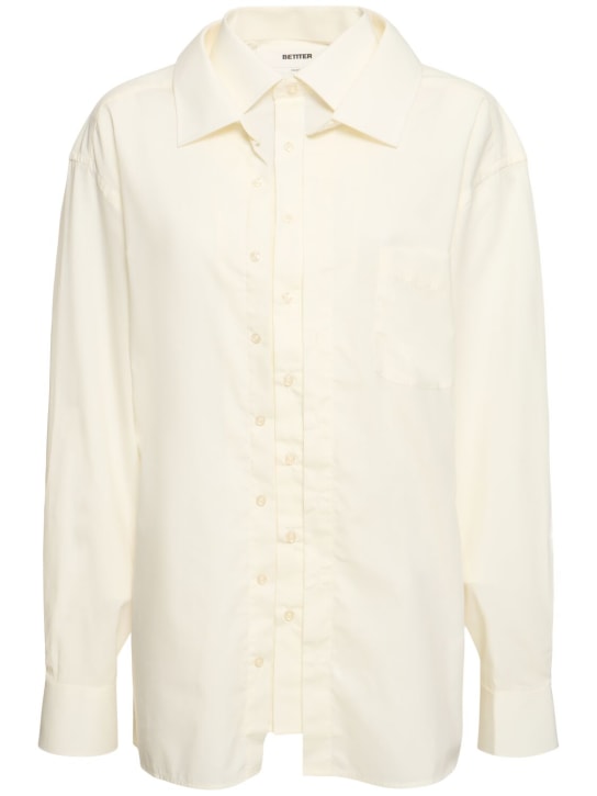 BETTTER: Double structure poplin shirt - White - women_0 | Luisa Via Roma