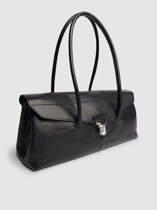 Lemaire: Gear leather shoulder bag - women_1 | Luisa Via Roma