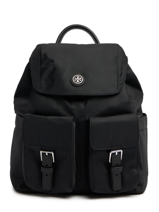 Tory Burch: Virginia Flap nylon backpack - women_0 | Luisa Via Roma