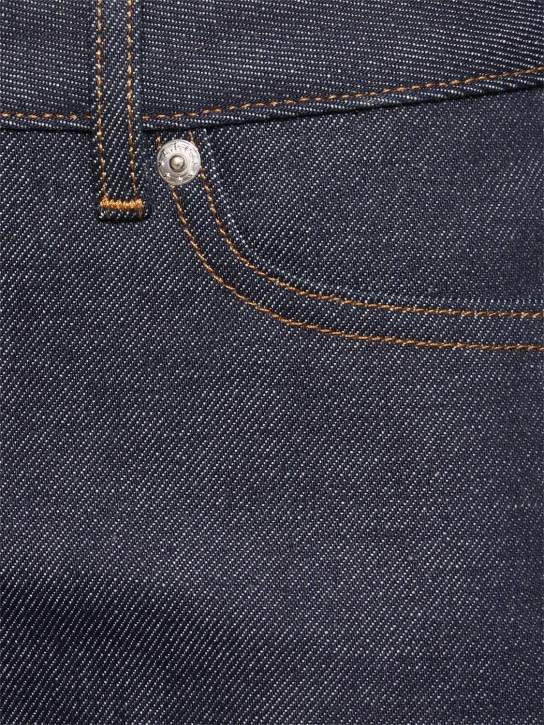 A.P.C.: Cotton denim mini skirt - women_3 | Luisa Via Roma