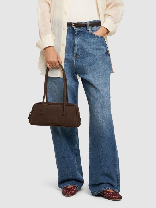 MARGESHERWOOD: Soft Boston EW nubuk shoulder bag - women_1 | Luisa Via Roma