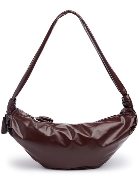 Lemaire: Medium Soft Croissant paper leather bag - women_0 | Luisa Via Roma