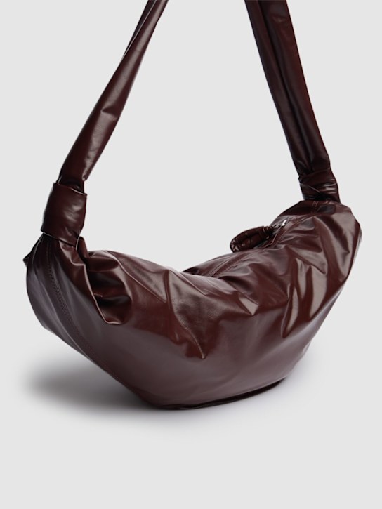 Lemaire: Medium Soft Croissant paper leather bag - women_1 | Luisa Via Roma