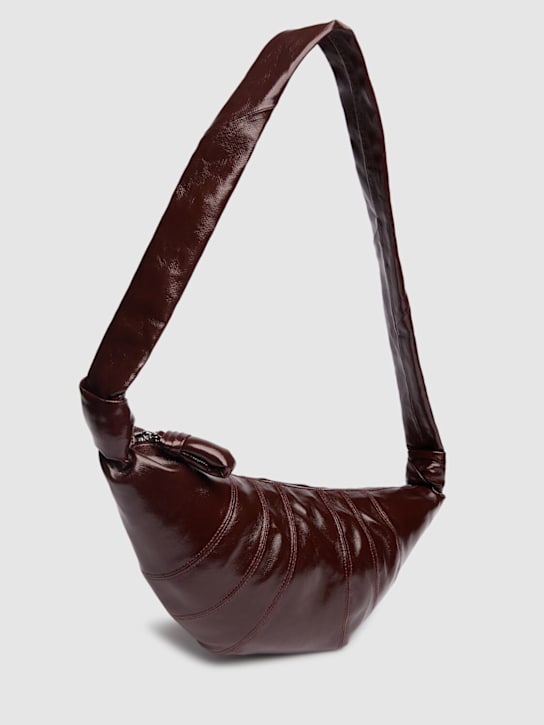Lemaire: Medium Croissant coated cotton bag - women_1 | Luisa Via Roma
