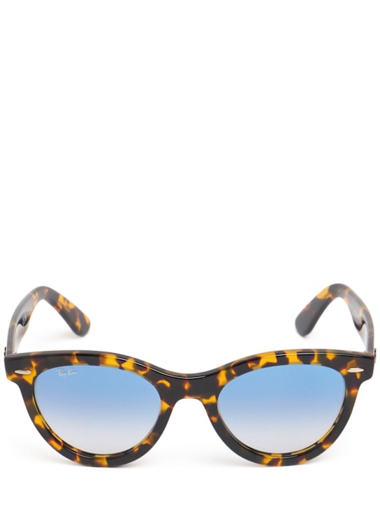 Ray-Ban: Round acetate sunglasses - women_0 | Luisa Via Roma