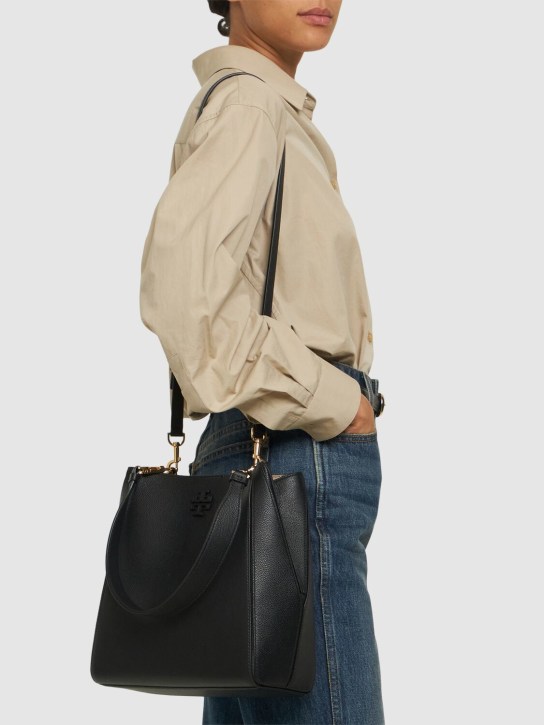 Tory Burch: McGraw leather bucket bag - women_1 | Luisa Via Roma