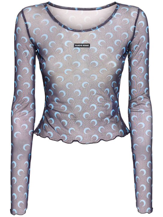 Moon メッシュクロップドトップ - Marine Serre - レディース