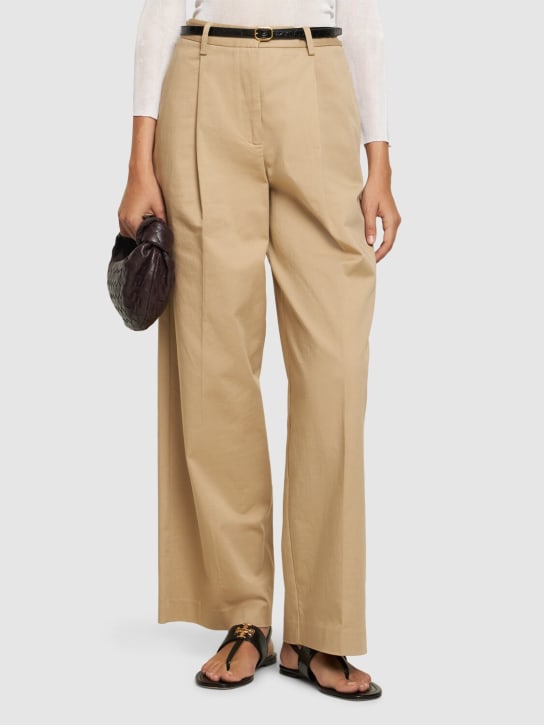 Tory Burch: 5mm Eleanor leather sandals - women_1 | Luisa Via Roma