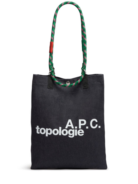 A.P.C.: Topologie canvas shopping bag - women_0 | Luisa Via Roma