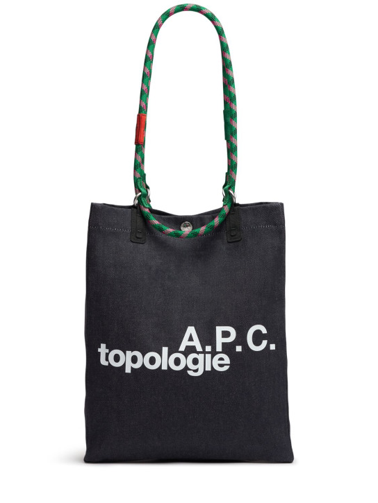 A.P.C.: Bolso shopping Topologie de lona - women_0 | Luisa Via Roma