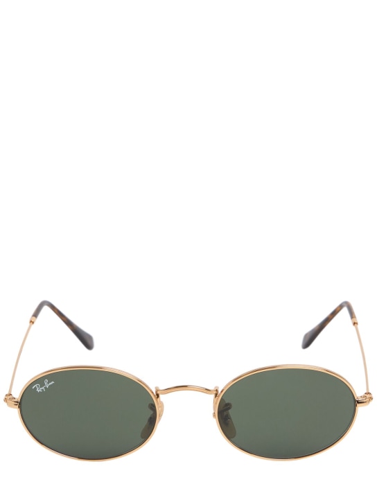 Ray-Ban: Occhiali da sole in metallo - Oro/Verde - women_0 | Luisa Via Roma