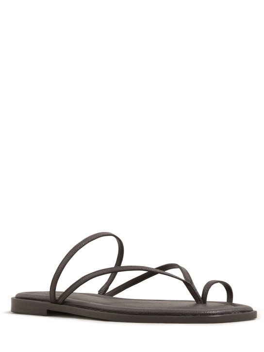 A.EMERY: Sandales en cuir Turner 10 mm - Gris - women_1 | Luisa Via Roma