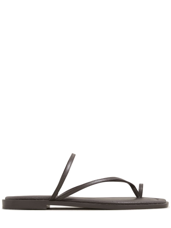 A.EMERY: Sandales en cuir Turner 10 mm - Gris - women_0 | Luisa Via Roma