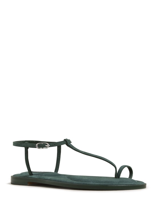 A.EMERY: Sandales en daim Suvi 10 mm - Vert - women_1 | Luisa Via Roma