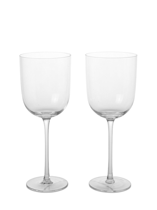 Ferm Living: Set of 2 Host white wine glasses - ecraft_0 | Luisa Via Roma