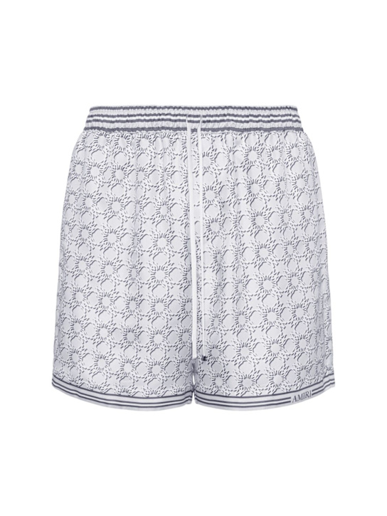 Amiri: MA Quad silk shorts - men_0 | Luisa Via Roma