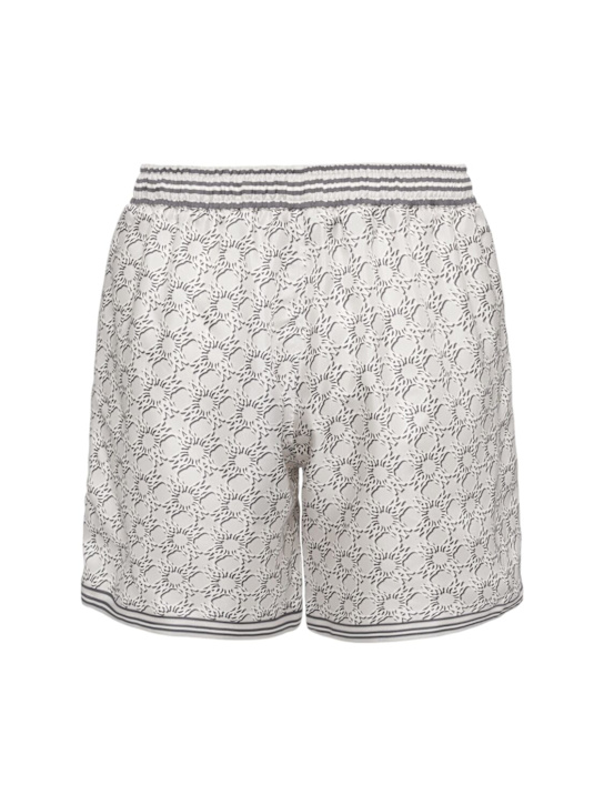 Amiri: MA Quad silk shorts - Asphalt - men_3 | Luisa Via Roma